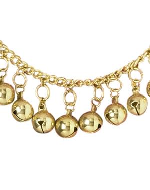 Women's gold bell gypsy anklet