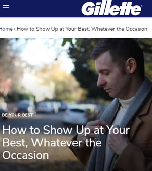 Michael 84 Featured On Gillette Website