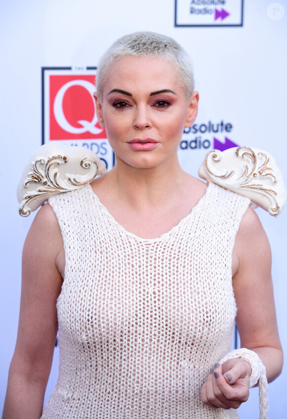 Rose McGowan - "Q Awards 2019" au Roundhouse de Londres. Le 16 octobre 2019. @Ian West/PA Wire