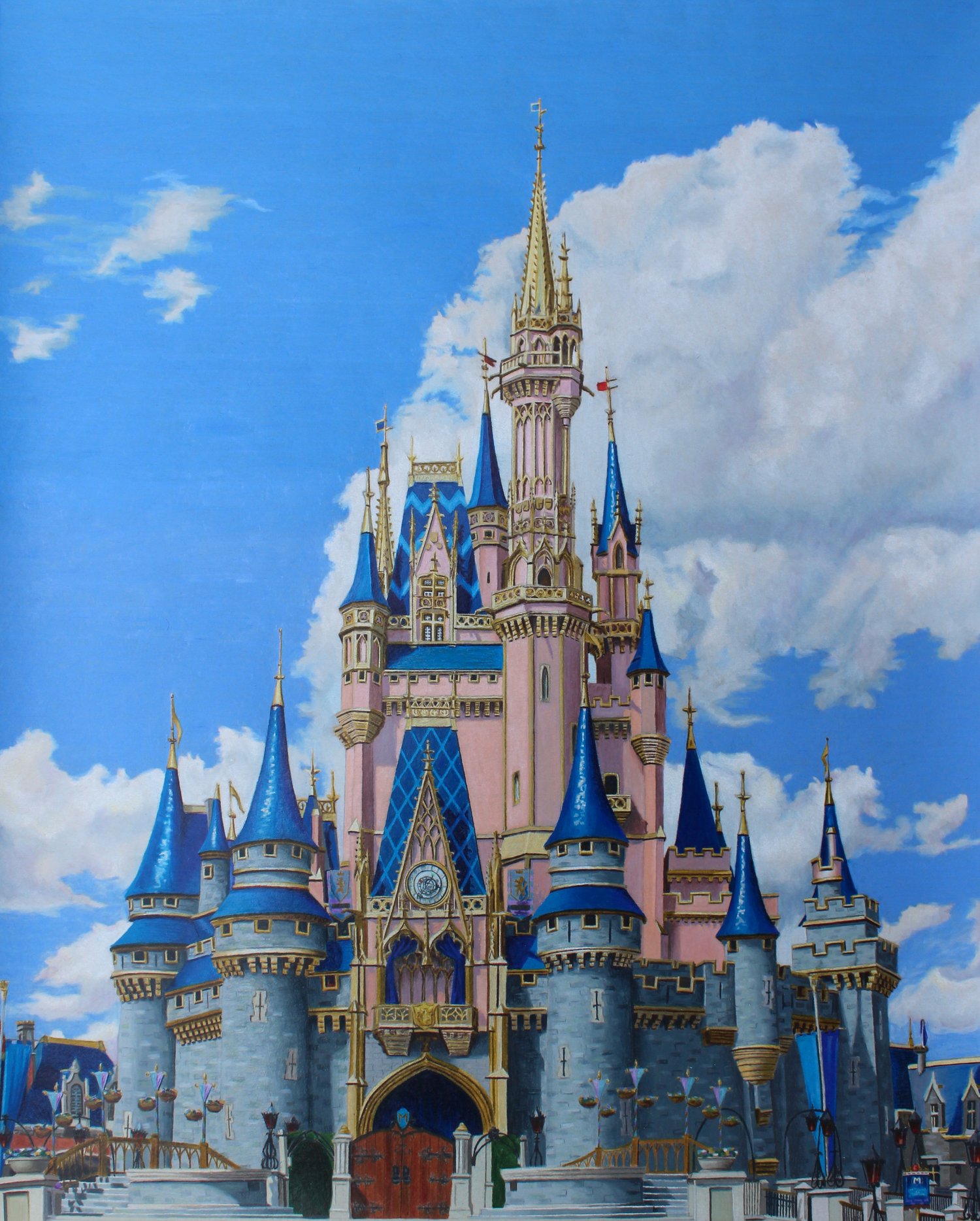 Cinderella's Castle, print — Deely Drawings