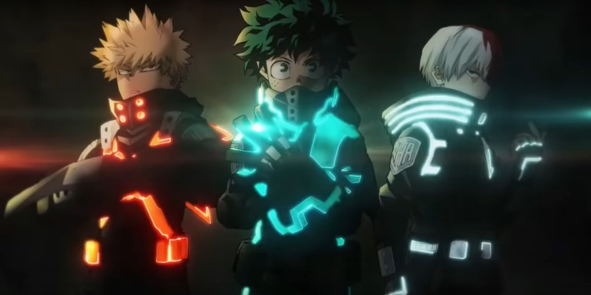 My Hero Academia Movie Poster Shows Off New Costumes For Deku Bakugo ...