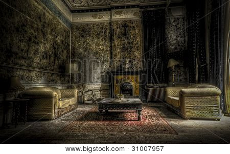 Abandoned Living Room