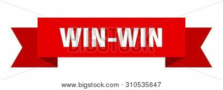 Win-win Ribbon. Win-win Isolated Sign. Win-win Banner