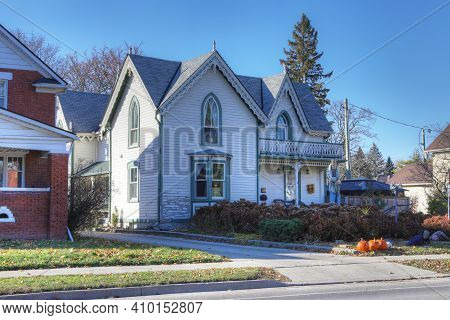 Elmira, Ontario/canada - October 20, 2020:  Bristow\'s Inn In Elmira, Ontario, Canada. Built Ca. 186