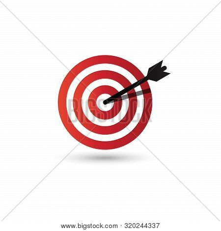 Abstract Target Icon. Marketing Target Icon Vector Target Icon. Image Target Icon. Color Target Icon