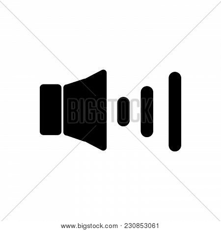 Volume Vector Icon On White Background. Volume Modern Icon For Graphic And Web Design. Volume Icon S