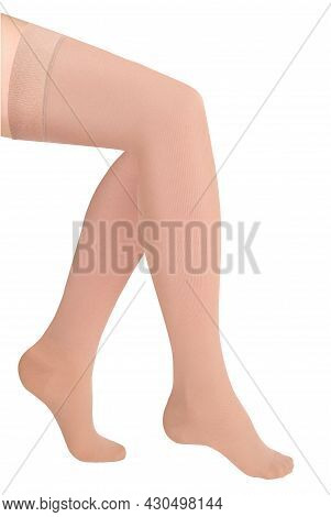 Compression Hosiery. Medical Compression Stockings And Tights For Varicose Veins And Venouse Therapy