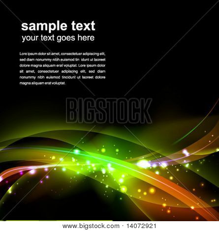 abstract glowing background - vector illustration