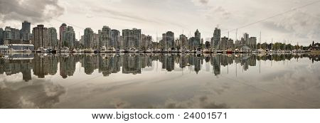 Vancouver Bc Waterfront Skyline da Stanley Park