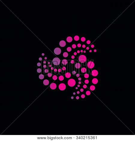 Abstract Logo. Vector Logo. Purple Logo. Circle Logo. Chemistry Logo. Best Logo. Bubbles Logo. Ballo