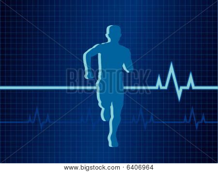 Healthy Heartbeat vector illustration