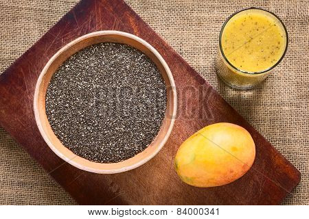 Chia Seeds with Mango Chia Juice