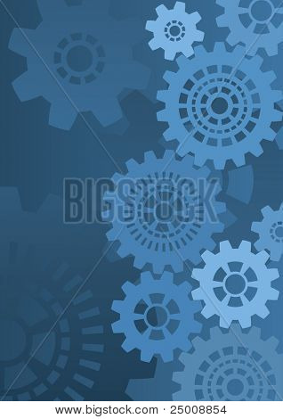 Industrial background. Vector.