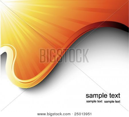 zon-stralen en Golf vector