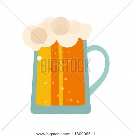 Beer glass cups icons. Beer bottle isolated logo. Beer label, beer mug. Oktoberfest beer pub. Beer vector illustration EPS10