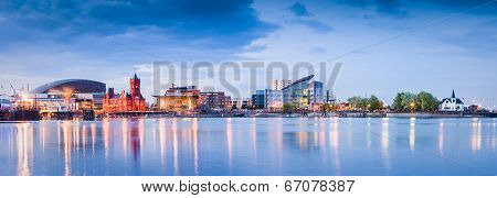 Cardiff Bay Cityscape