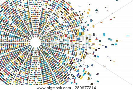 Dna Test Infographic. Genome Sequence Map, Chromosome Architecture And Genetic Sequencing Chart Abst