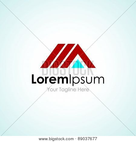 House construction building innovative solutions concept elements icon logo