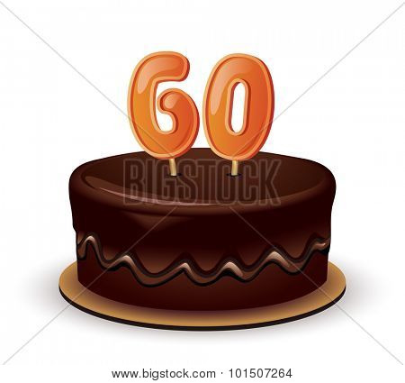 Birthday Cake-Sixtieth Birthday or Anniversary Celebration