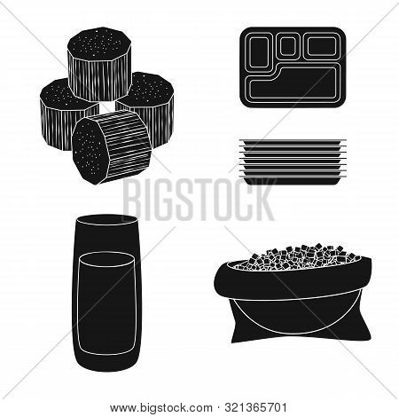 Vector Illustration Of Sucrose And Technology Logo. Set Of Sucrose And Cane Stock Vector Illustratio