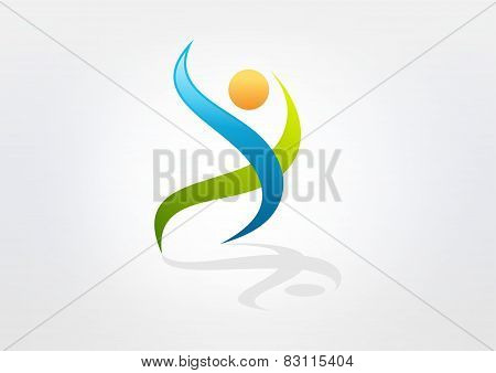 fit, sport, active logo