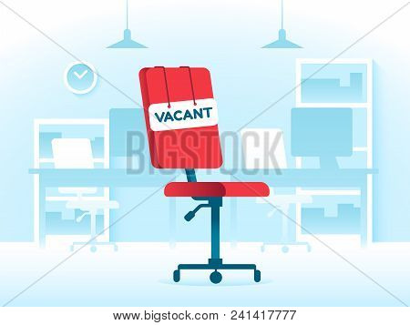 Vacant Position Teamwork Job In Creative Office. Business Hr Recruit Vacancy Hiring And Work Positio