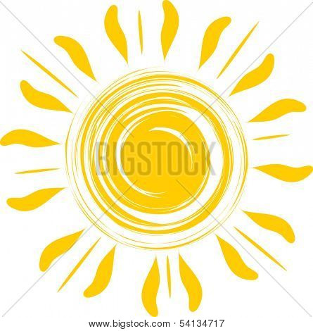 Abstract sun illustration