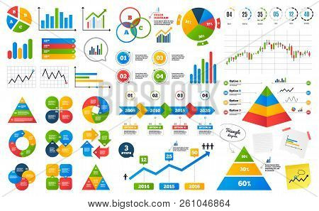 Business Data Graphs. Financial And Marketing Chart. Timeline Infographics. Presentation Slide Eleme