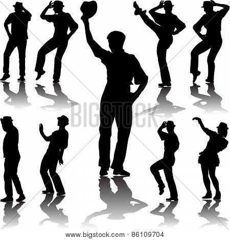 Dance People With Hat