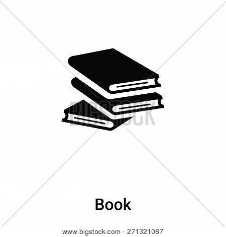 Book Icon In Trendy Design Style. Book Icon Isolated On White Background. Book Vector Icon Simple An