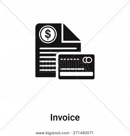 Invoice Icon In Trendy Design Style. Invoice Icon Isolated On White Background. Invoice Vector Icon 