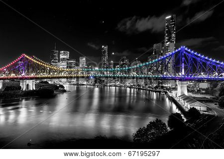 Brisbane Story Bridge by Night