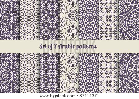 Arabic patterns set