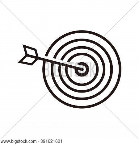 Abstract Target Icon. Marketing Target Icon Vector Target Icon. Image Target Icon. Color Target Icon