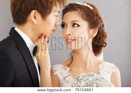 Beautiful Asian Bride And Groom