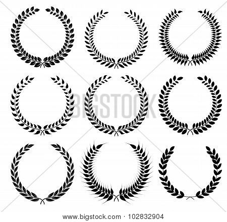 A laurel wreath - symbol of victory and achievement.