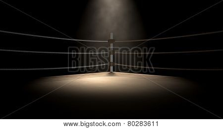 Classic Vintage Boxing Ring Corner