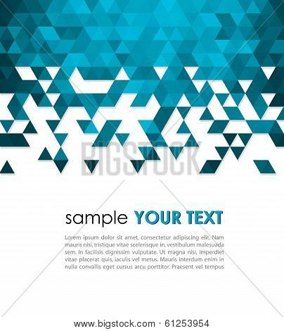 Abstract colorful geometric background. Vector illustration