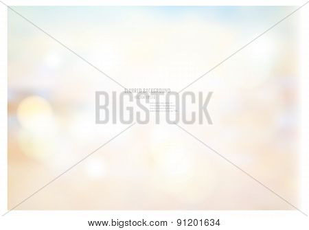 Vector Illustration Of Soft Colored Abstract Blurred Light Background Layout Design , Can Be Use For