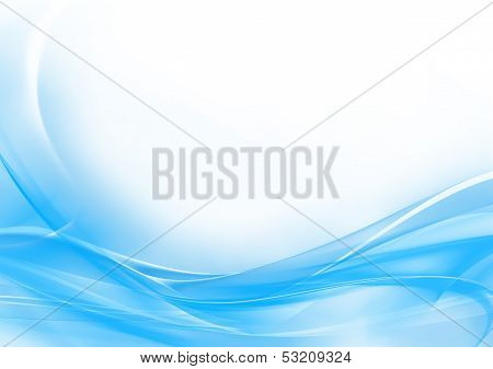 Abstract Pastel Blue And White Background