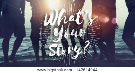 What is Your Story History Identity Memory Concept