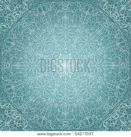 Lace seamless pattern - vector illustration