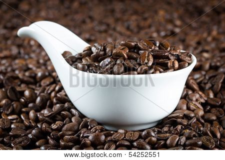 China Bowl With Coffee Beans