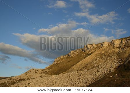 Portland Dorset the home of Portland stone used in buildings worldwide