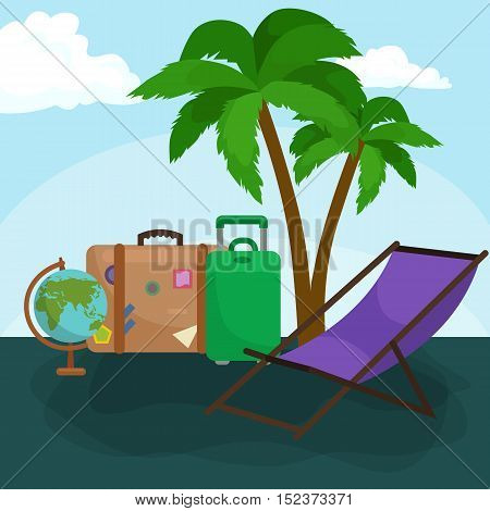 Travel concept. Travel bag. Travel passport. Travel camera. Travel ticket. Travel airplane. Travel Isometric Travel flat. Travel 3d. Travel vector. Travel illustration. Travel insurance Travel luxury