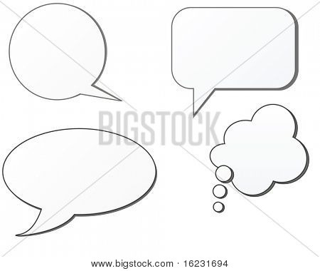 Speech bubbles