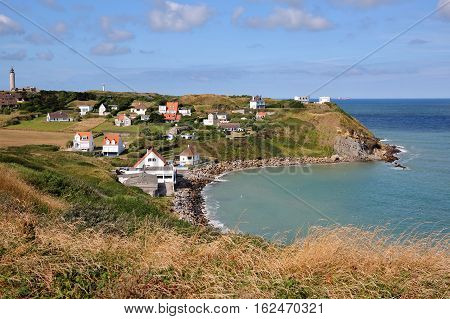 View of the Cap Gris Nez in Cote d'Opale, Pas-de-Calais, France