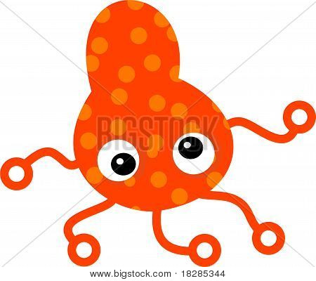 Orange Spotty Germ