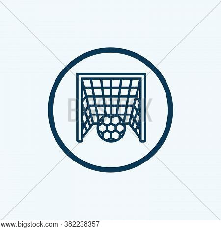 Football Goal Icon Isolated On White Background From Sports Collection. Football Goal Icon Trendy An