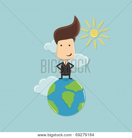 Illustration of vector funny character